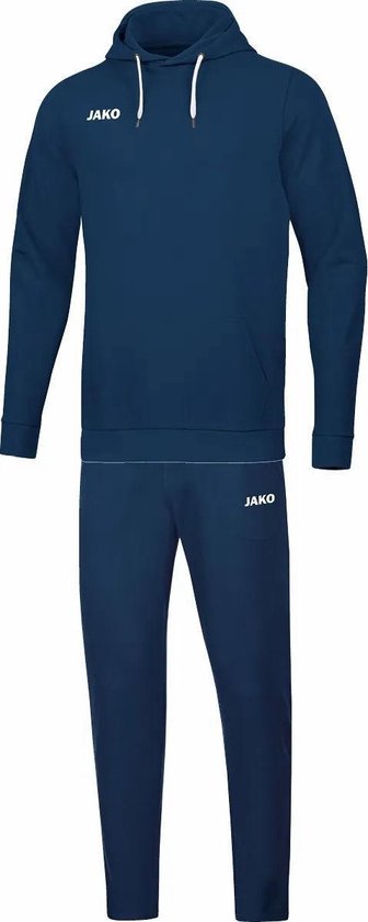 Jako Base Joggingpak Met Sweaterkap Heren - Marine | Maat: S