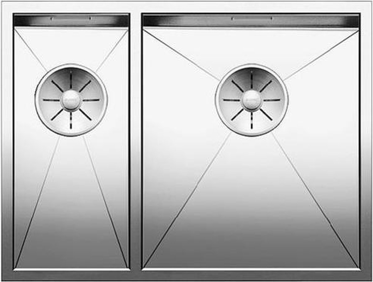 Blanco Zerox 340/180-U BR/CD man. | Spoelbakken&Kranen | Keuken&Koken - Inbouwapparatuur | 4020684650465