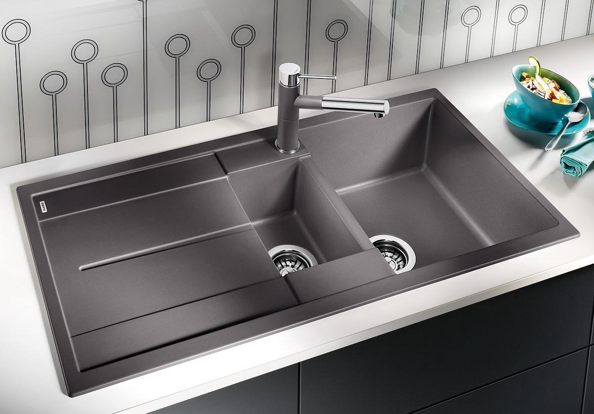 Blanco Spoelbak Metra 6S SGR antraciet man. | Spoelbakken&Kranen | Keuken&Koken - Inbouwapparatuur | 513230