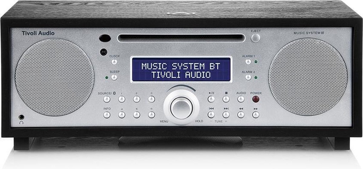 Tivoli Audio - Music System BT - Alles-in-een-Hifi-systeem - Zilver/Zwart
