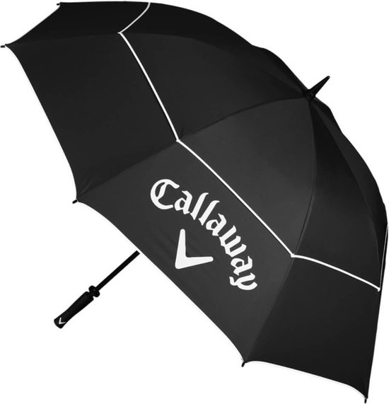 Callaway Shield 64 Inch Double Canopy Golfparaplu 2022 - Zwart