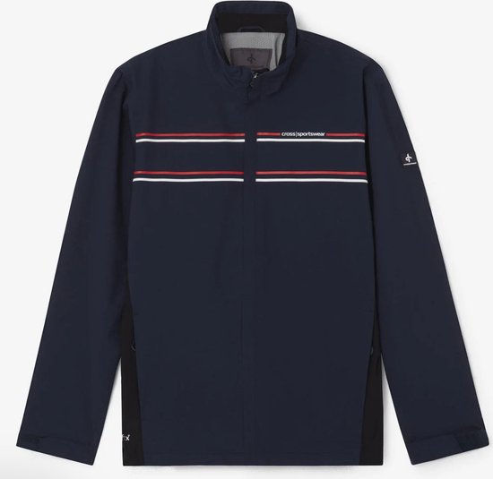 Cross Sportwear Regen Jack - Blauw - Maat XL