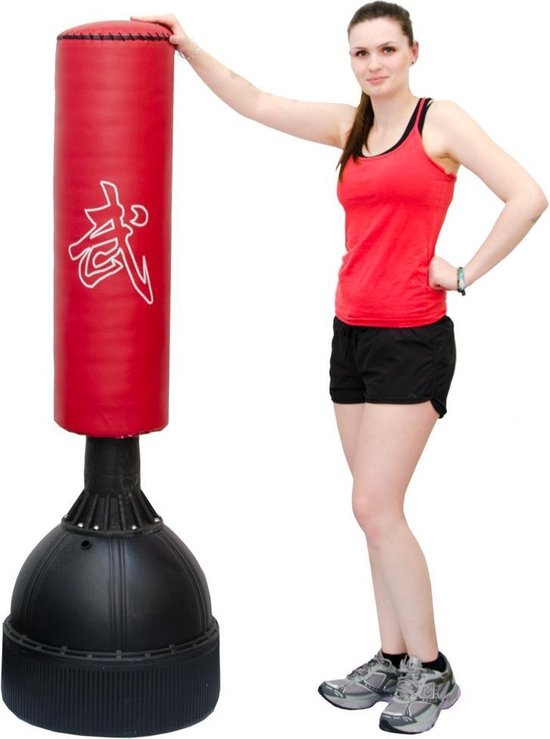 160 cm Staande bokszak - Rood