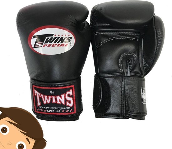Twins BG-N Bokshandschoenen Zwart - 14 oz.