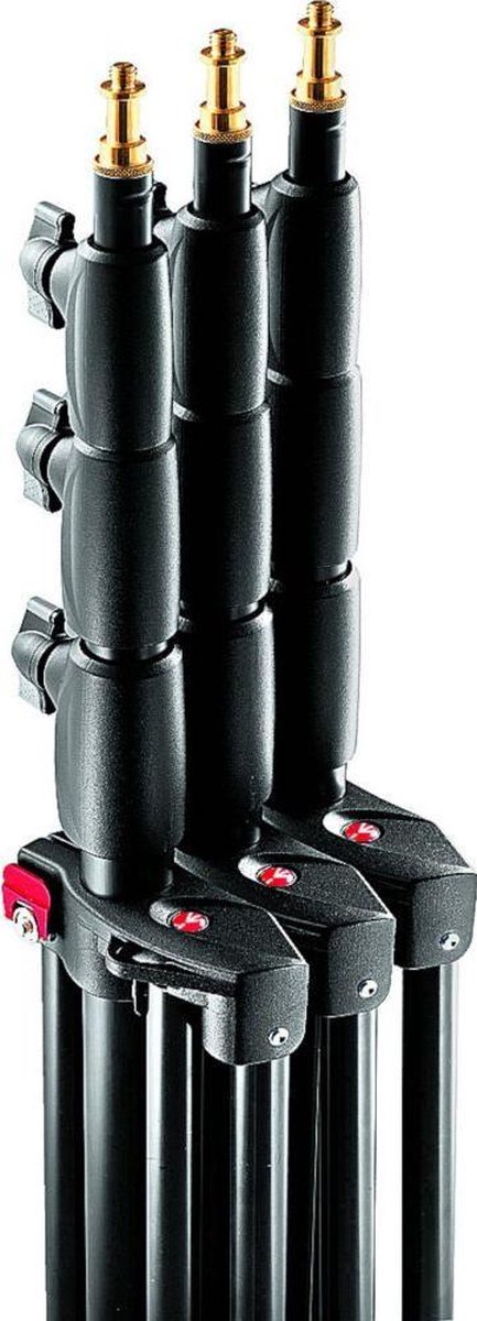 Manfrotto 1004BAC-3 3-Pack Blk Alu Ac Master Stand | Studiostatieven | Fotografie - Studio | 1004BAC-3