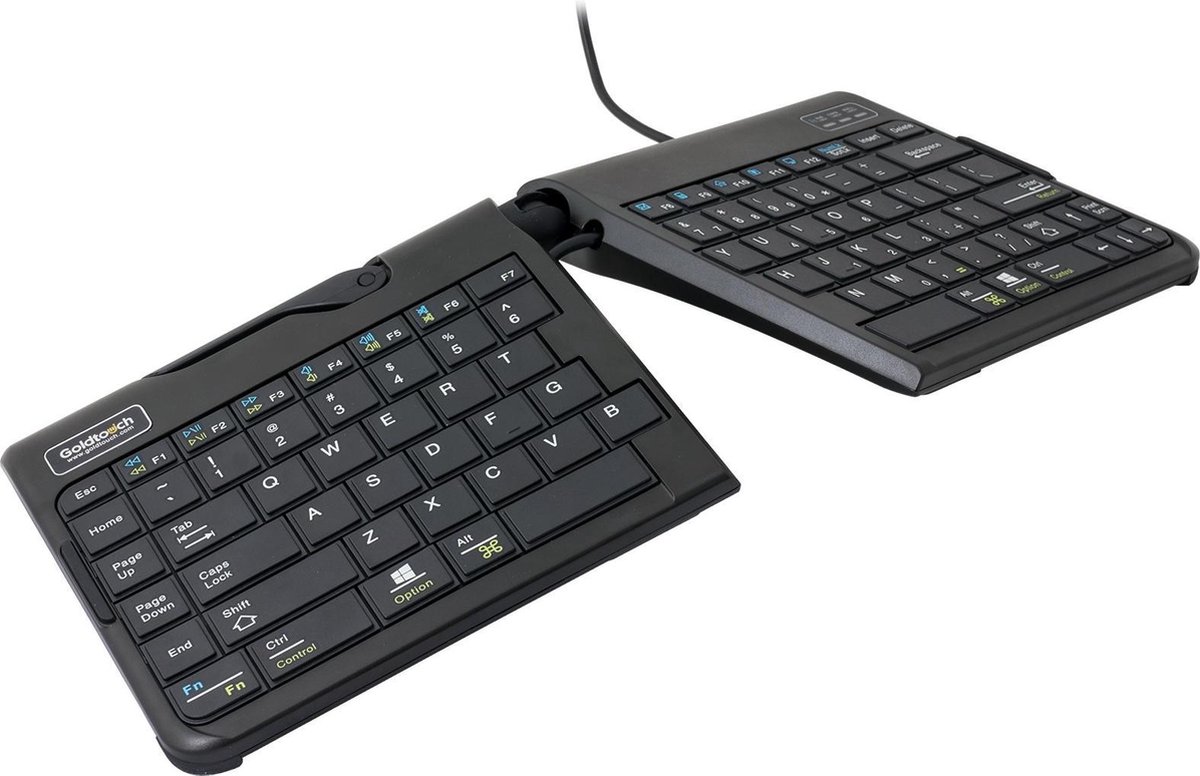 Goldtouch Go! 2 - ergonomic travel keyboard wired