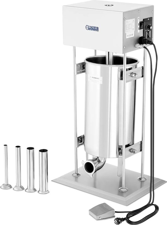 Royal Catering Worstvuller - 15 L - Elektrisch