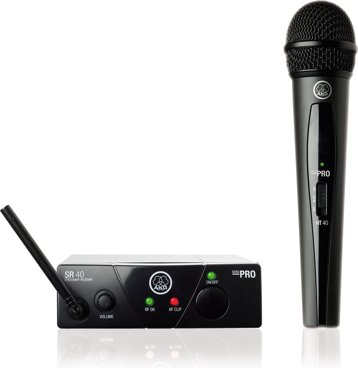 AKG WMS 40 Mini Vocal / ISM 2 (864,375 MHz) - Draadloos systeem met hand-held