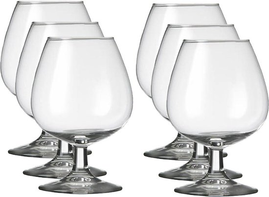 30x Cognacglazen transparant 370 ml Specials - Whisky - Cognac glazen