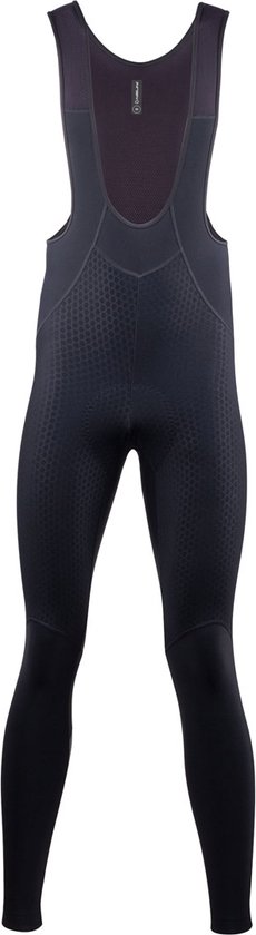 Nalini - Heren - Fietsbroek lang met Bretels - Winter Fietsbroek met Zeem - Thermo Wielrenbroek - Zwart - ADVENTURES BIB TIGHT (CMP) - M