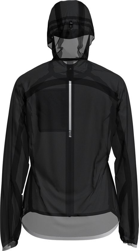 Odlo Jacket ZEROWEIGHT DUAL DRY WATERPROOF ZWART - Maat XL