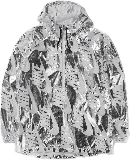 Nike Lab - Metallic Zilver - Windjack - Maat S
