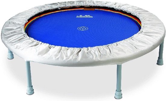 Heymans trampoline/rebounder Trimilin Mini Swing Vaste poten zwart-zilver