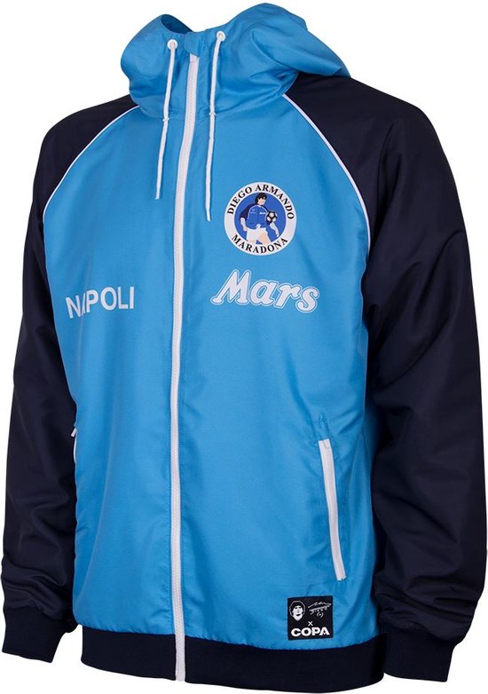 COPA - Maradona x COPA Napoli 1989 Voetbal Windrunner - S - Blauw