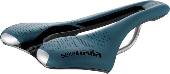 Selle Italia SLR Boost Gravel Superflow Zadel, blauw