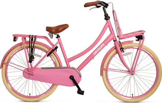 Antilope Cargo Transport 26 Inch Meisjesfiets Roze