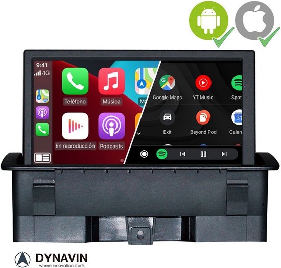 Dynavin Audi A1 autoradio navigatie carkit android auto apple carplay usb 64gb