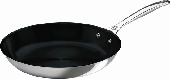 Le Creuset RVS PLUS Koekenpan met anti-aanbaklaag 26cm