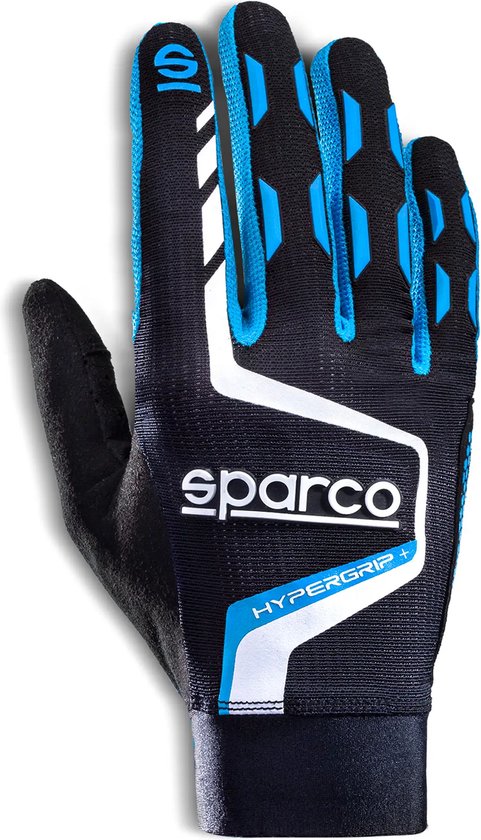 Sparco Gaming Handschoen HYPERGRIP+ - EU 09 - Zwart/Blauw