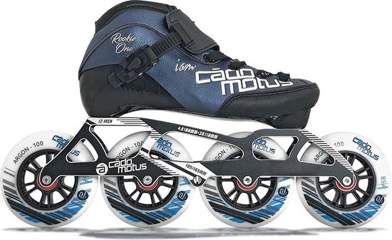 Cádomotus Rookie One - Hoogwaardige Verstelbare Skeelers voor Kinderen en Dames - 2-in-1 Set-Up: Geschikt voor 4 Kleine of 3 Grote Wielen - Maat 42