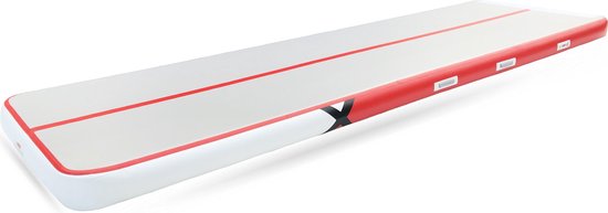 YouAreAir Turnmat — AirTrack Pro 4.0 | 6 meter — 150cm breed, 20cm dik | Gymnastiek | Waterproof | Breder, grotere oppervlakte, meer volume - 6m mat opblaasbaar met elektrische lucht-pomp