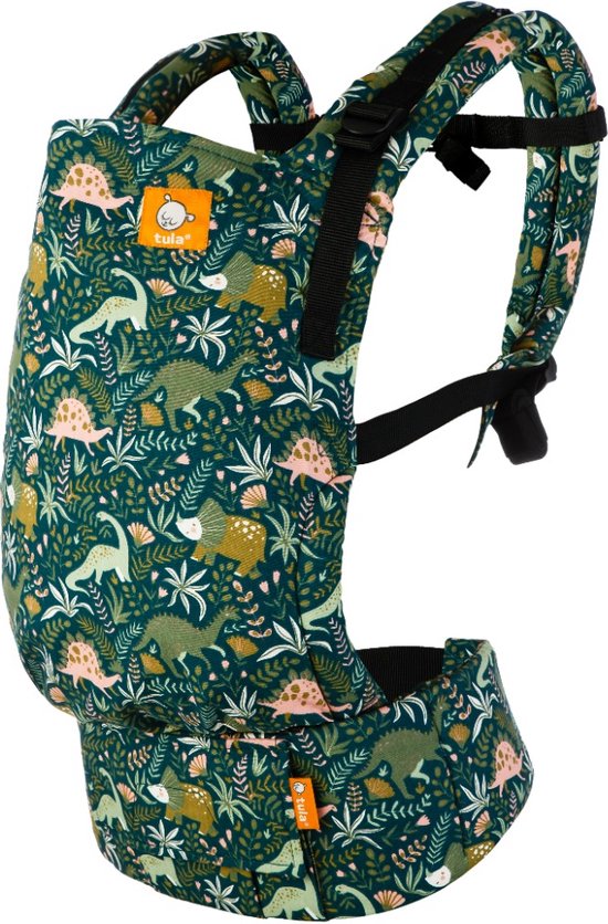 Tula Free to Grow - draagzak baby - Land before Tula - dino print - ergonomische draagzak voor baby en drager