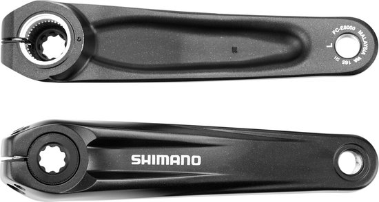 Shimano Steps E8000 E-bike Crank Zwart 170 mm