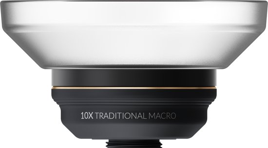 ShiftCam LensUltra 10X Traditional Macro - lens voor smartphone - mobiele fotografie - macrofotografie - scherpte diepte - 25x detailopname - 10x vergroting