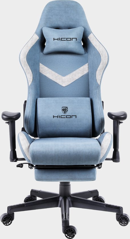 HICON Gamestoel Splendore - Ergonomisch - Gaming stoel - Bureaustoel - Verstelbaar - Gamestoelen - Racing - Gaming Chair - Blauw