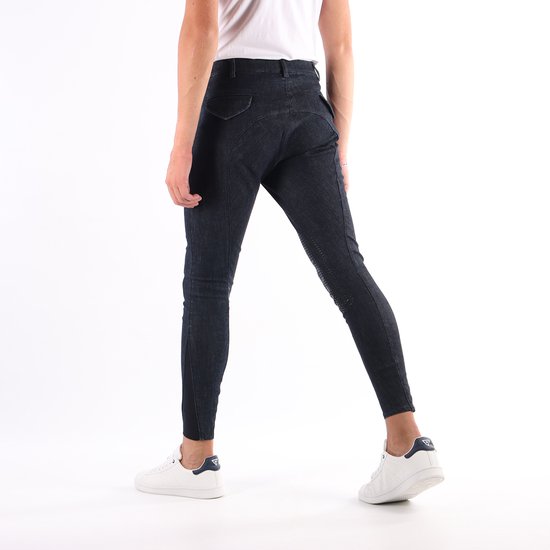 Montar Rijbroek Gary Knie Grip Men Denim - 48