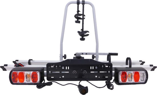 Fietsendrager - Geschikt voor E-bikes - 2 fietsen - max 60kg - Neigsysteem -  Fietsdrager - Kantelbaar