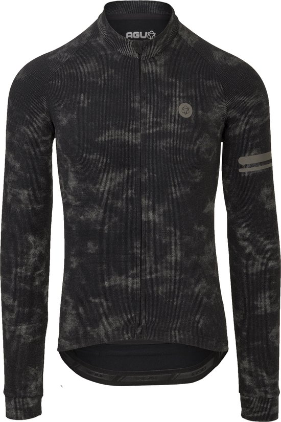 AGU Reflective Fietsshirt Lange Mouwen Essential Heren - Reflection - Maat XXXL