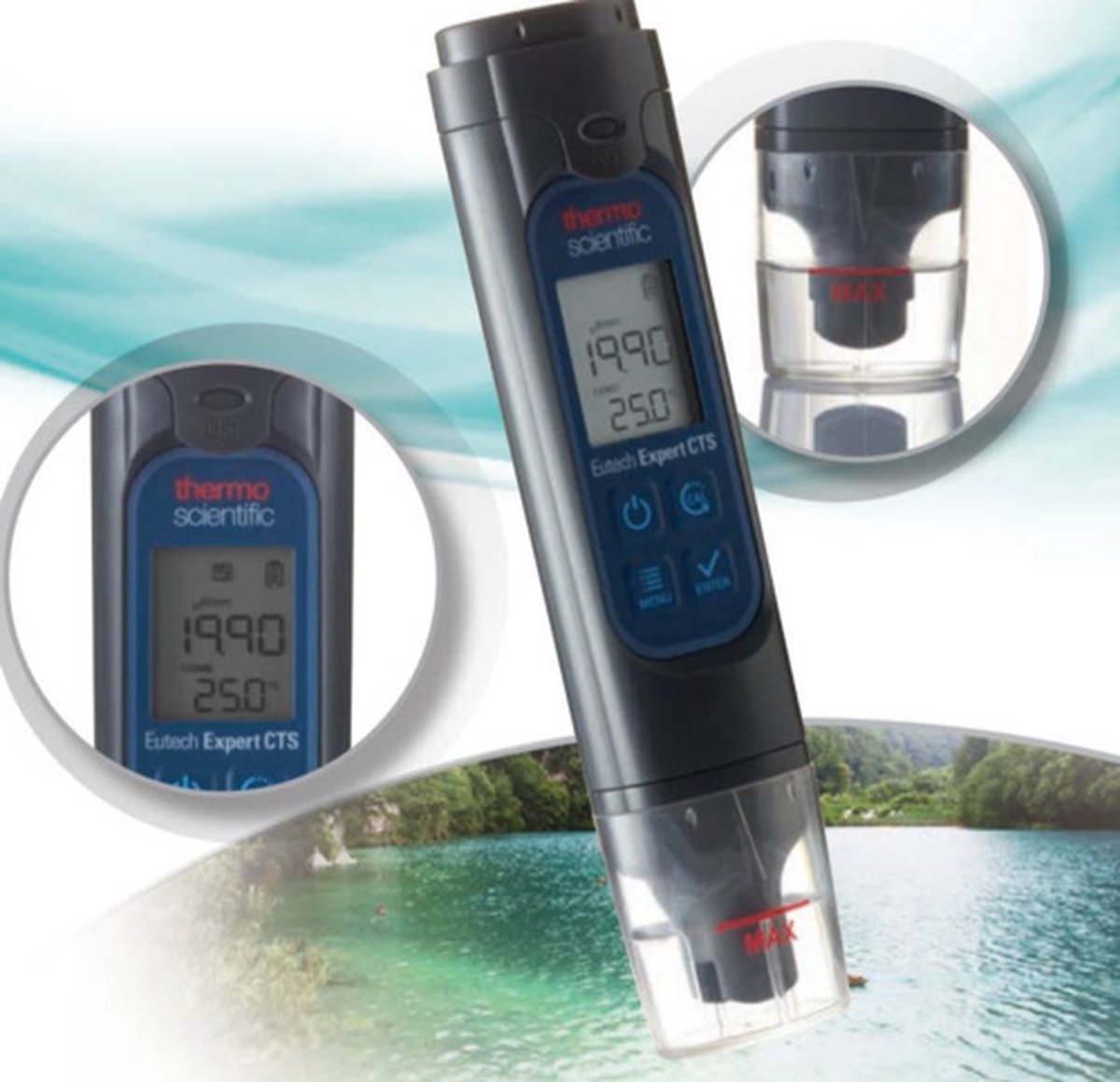Eutech Expert CTS (EC, TDS, ZOUT) ~ WATERDICHTE EC METER