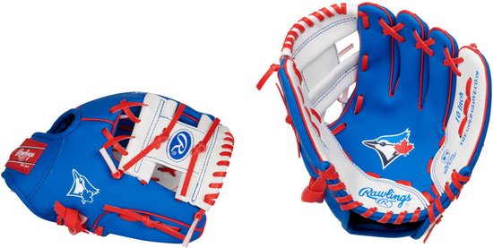 Rawlings MLB Logo Gloves LH 10 Inch Team Blue Jays