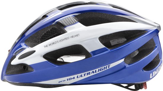 Fietshelm limar-pro blauw/wit m