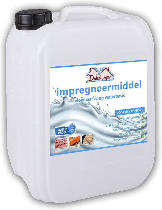 DAKSHAMPOO® - Impregneermiddel - Voor het hydrofoberen van gevels en dakpannen - Gebruikt door vakmensen