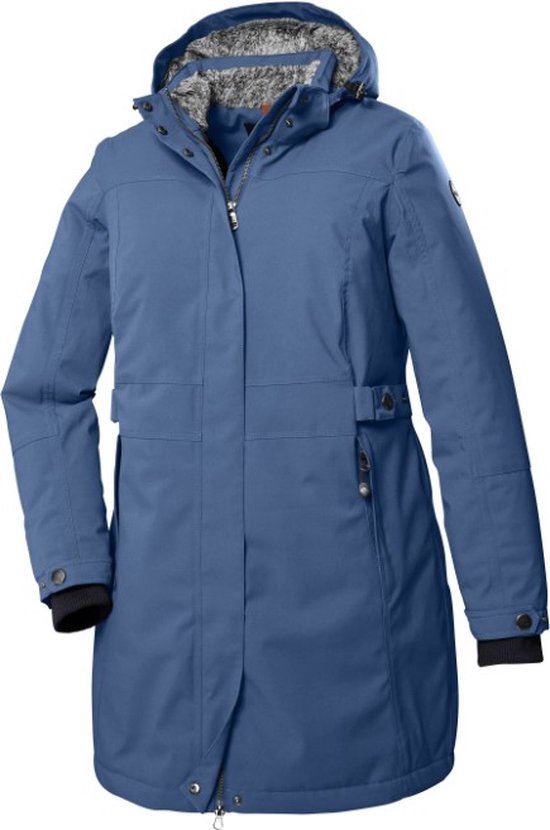 STOY parka dames winterjas - functionele winter parka - 39797 - blauw - maat 46