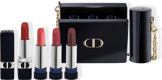 Dior Rouge Minaudière Clutch and Lipstick Set - Limited Edition