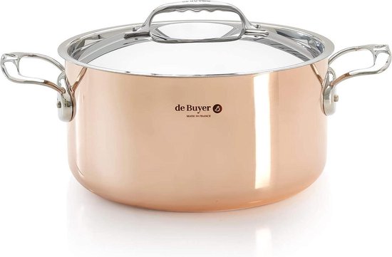 De Buyer 6442.20-Inocuivre - Kookpan - RVS - 20 cm