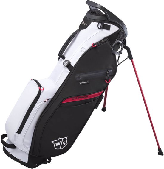Wilson Staff Exo Lite Dynapower Standbag 2023 - Zwart Wit Rood