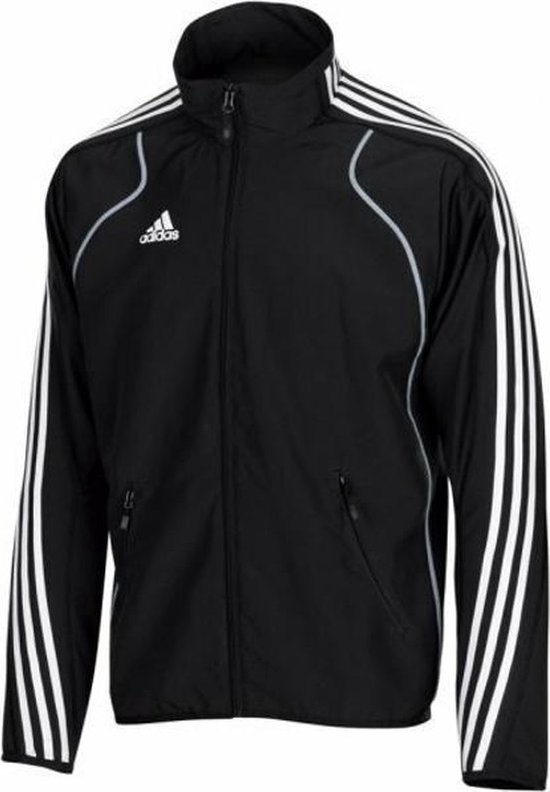 Adidas T8 jacket   sportjas   zwart  kinders 164