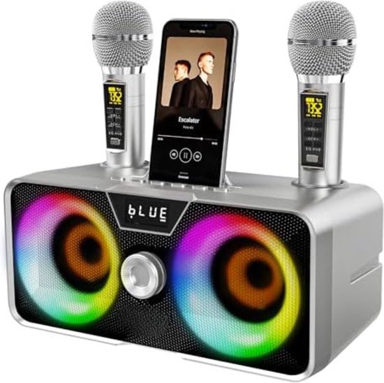 Karaoke Set Voor Volwassenen - Karaoke Set Met 2 Microfoons - Karaoke Set Voor Tv - Karaoke Set Draadloze Microfoon
