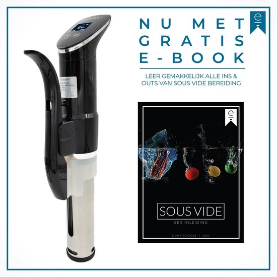 Wartmann 1507 Sous Vide Stick - Sous Vide Koker - Smart Slowcooker Met Timer - Sous Vide kookboek (E-Book)