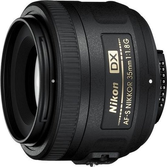 Nikon AF-S DX NIKKOR 35mm f/1.8G Zwart