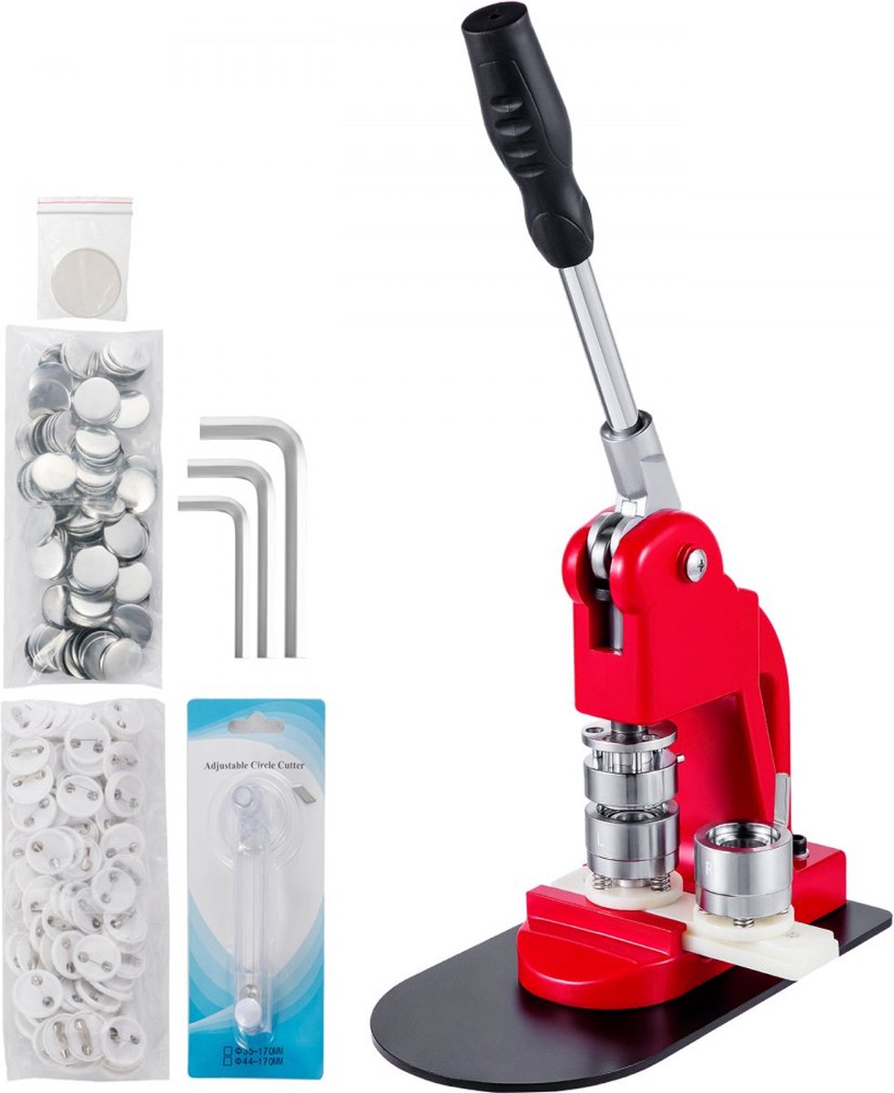 Dakta® button machine button press 25 mm Ansteckbuttonmaschine 1000 stuks buttons