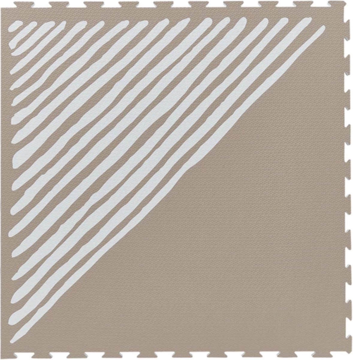 Toddlekind Prettier Puzzle Playmat - Sandy Lines - Tan