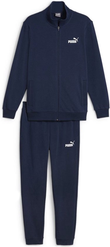PUMA Clean Sweat Suit TR Heren Trainingspak - Club Navy