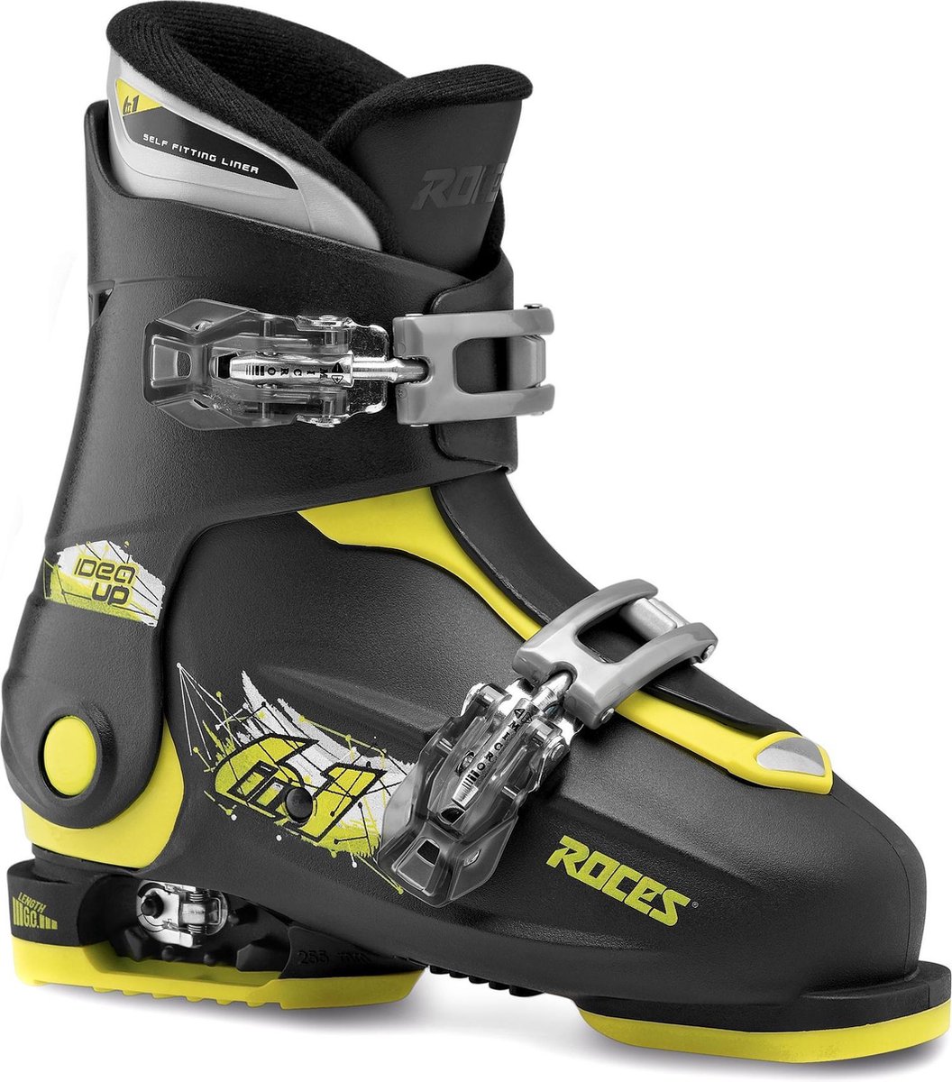 Roces Skischoenen Idea Up Junior Zwart/lime Maat 30-35