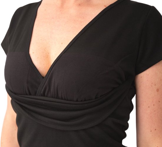 Womboo Buidelshirt Vrouw Zwart maat XL