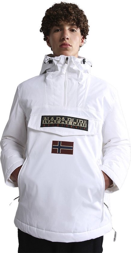NAPAPIJRI Rainforest Pocket 2 Jas Mannen Wit - Maat S